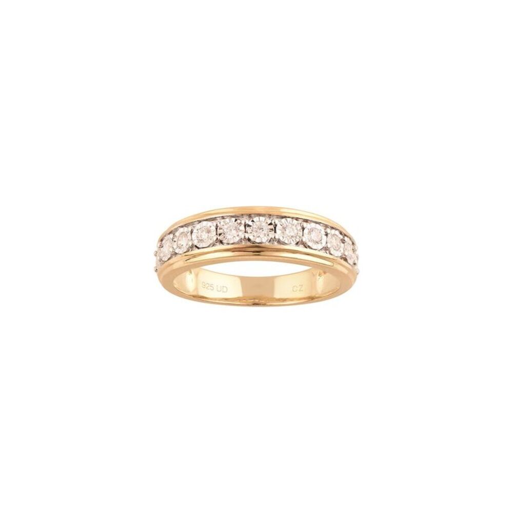 Silver 0.25 Ct. Tw. Lab-Grown Diamond Ring